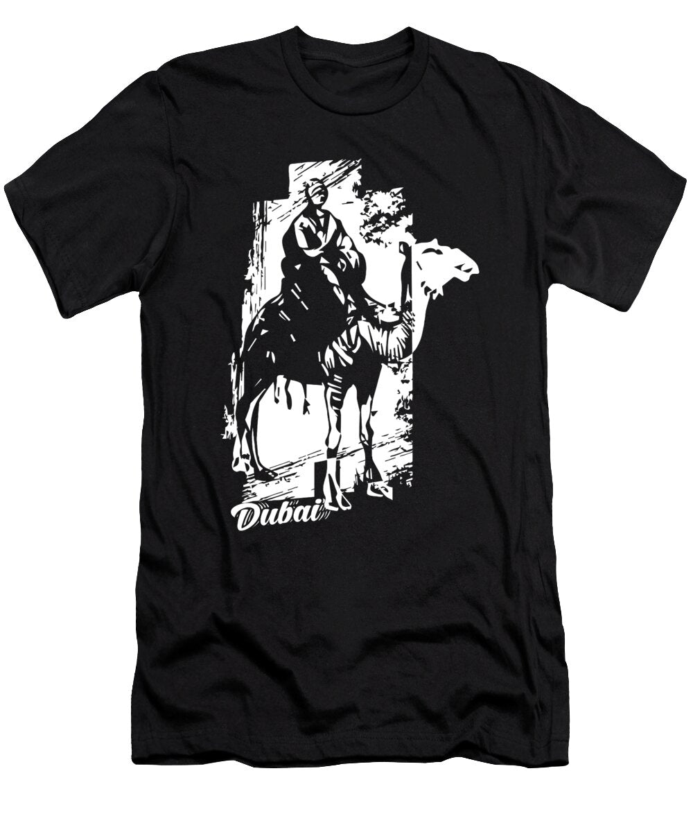 7 Dubai Arab Emirates Arabia Palm Trees Gift Alessandra Roth T-Shirt
