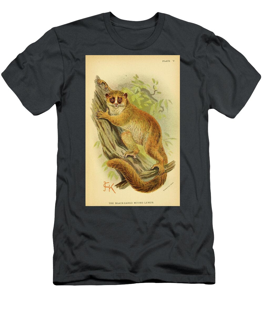 Black Eared Mouse Lemur Zoologist T-Shirt