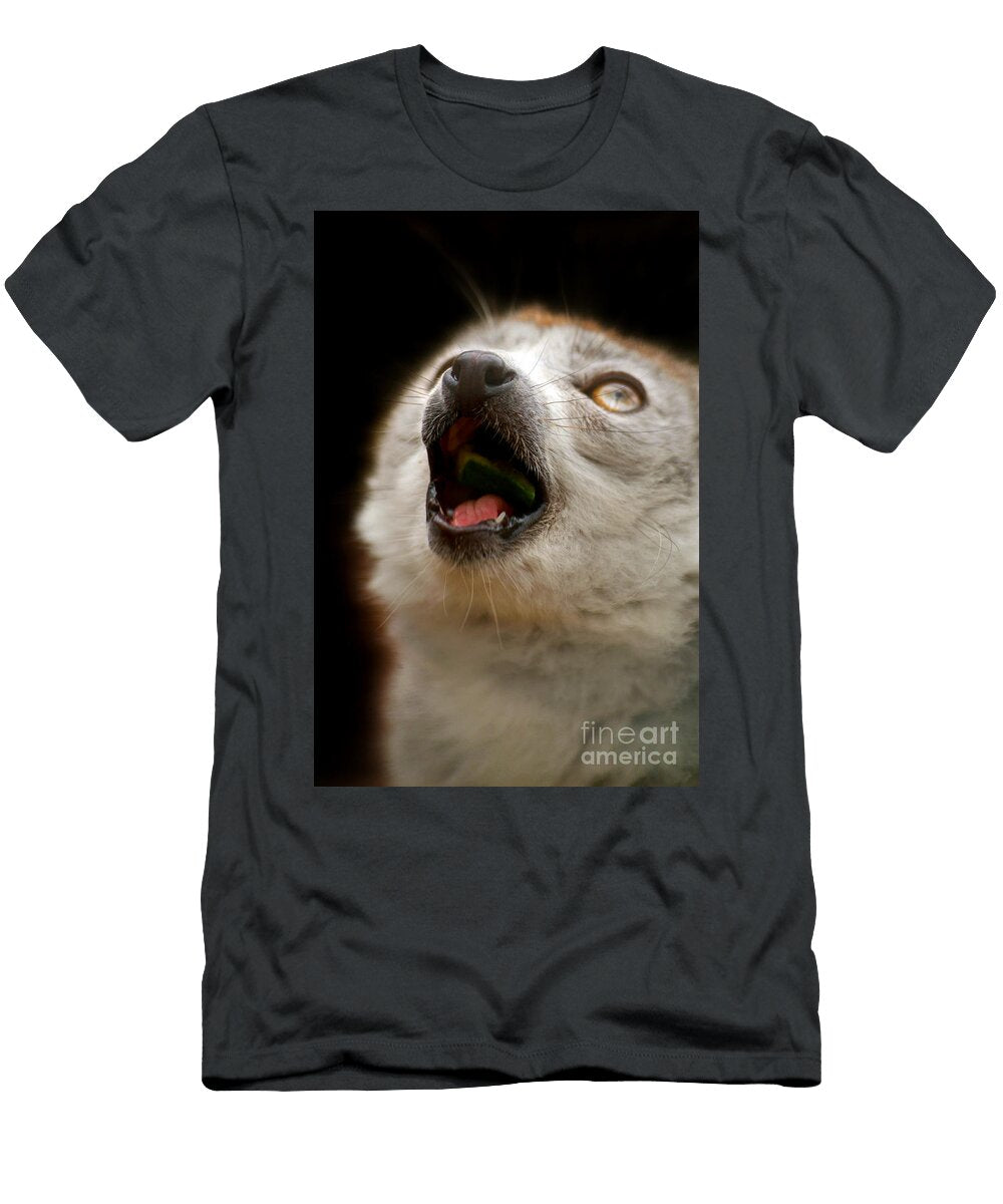 Crowned Lemur Singing Serena Bowles T-Shirt
