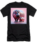 Hippo Momma and Baby Lucia Stewart T-Shirt