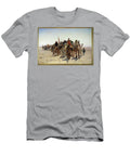 Pelerins Going to Mecca Carvane From Travelers on Camels in the Desert 1861 Oil on Canvas Leon Auguste Adolphe Belly T-Shirt