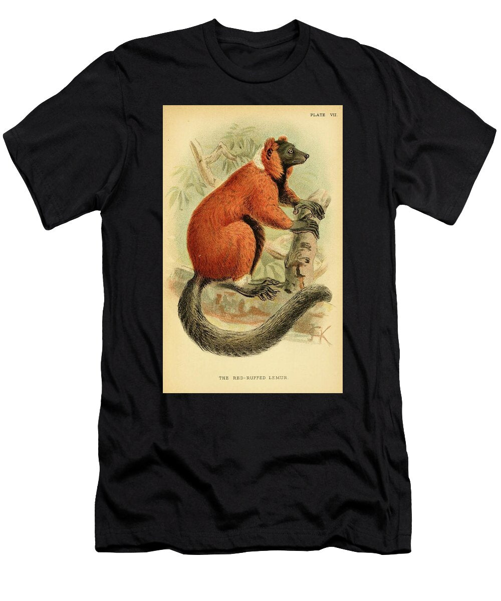 Red Ruffed Lemur Zoologist T-Shirt