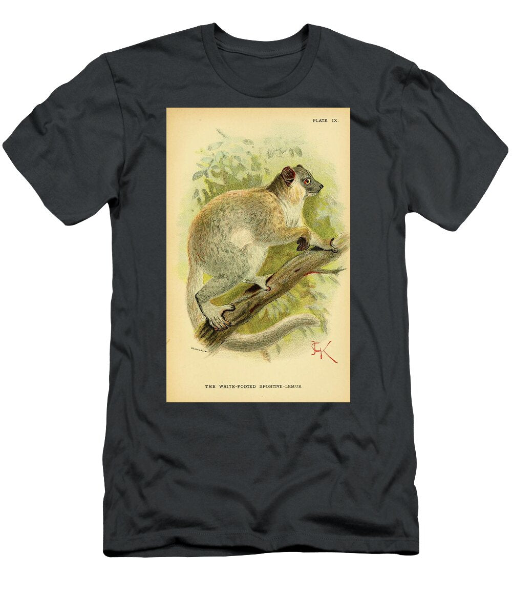 White Footed Sportive Lemur Zoologist T-Shirt